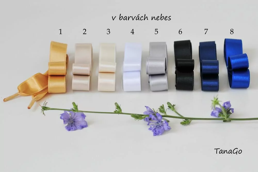 Béžové saténové tkaničky no.2