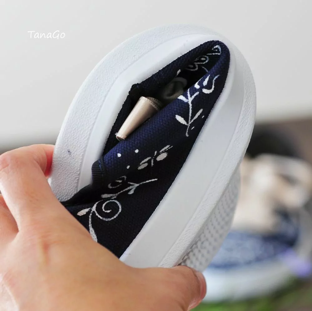 BAREFOOT folklorní tenisky Modrotisk