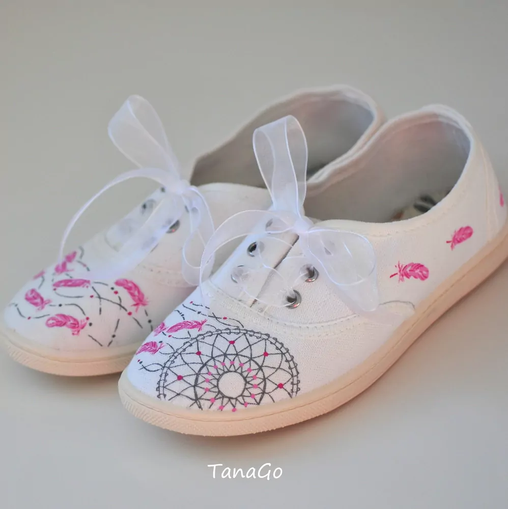 Tenisky Lapač snů malinový