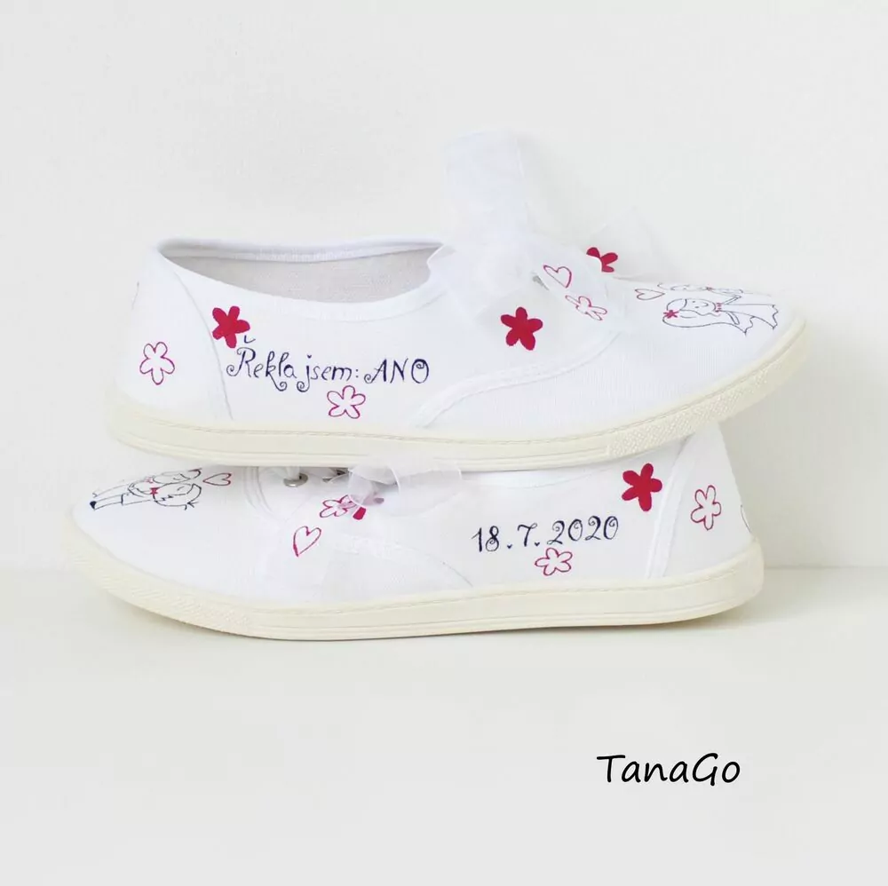 Svatební tenisky Řekla jsem: ANO