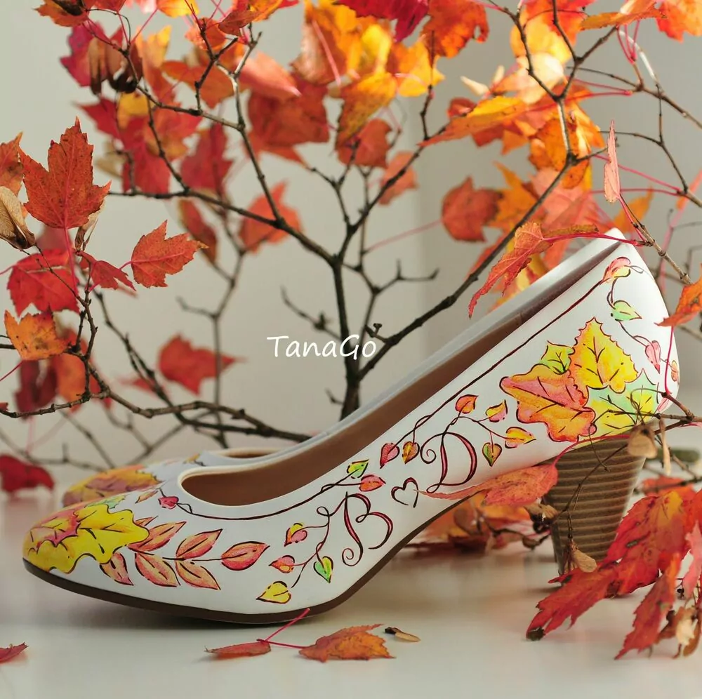 Svatební lodičky podzimní