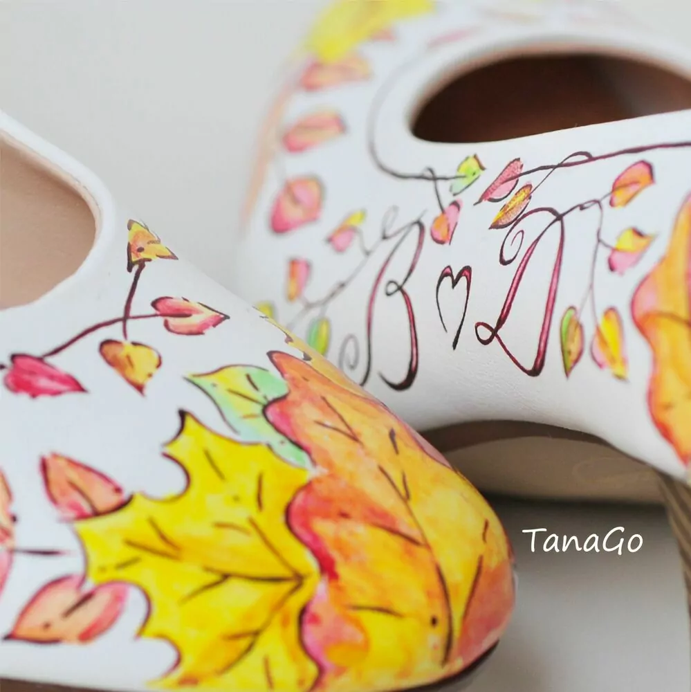 Svatební lodičky podzimní