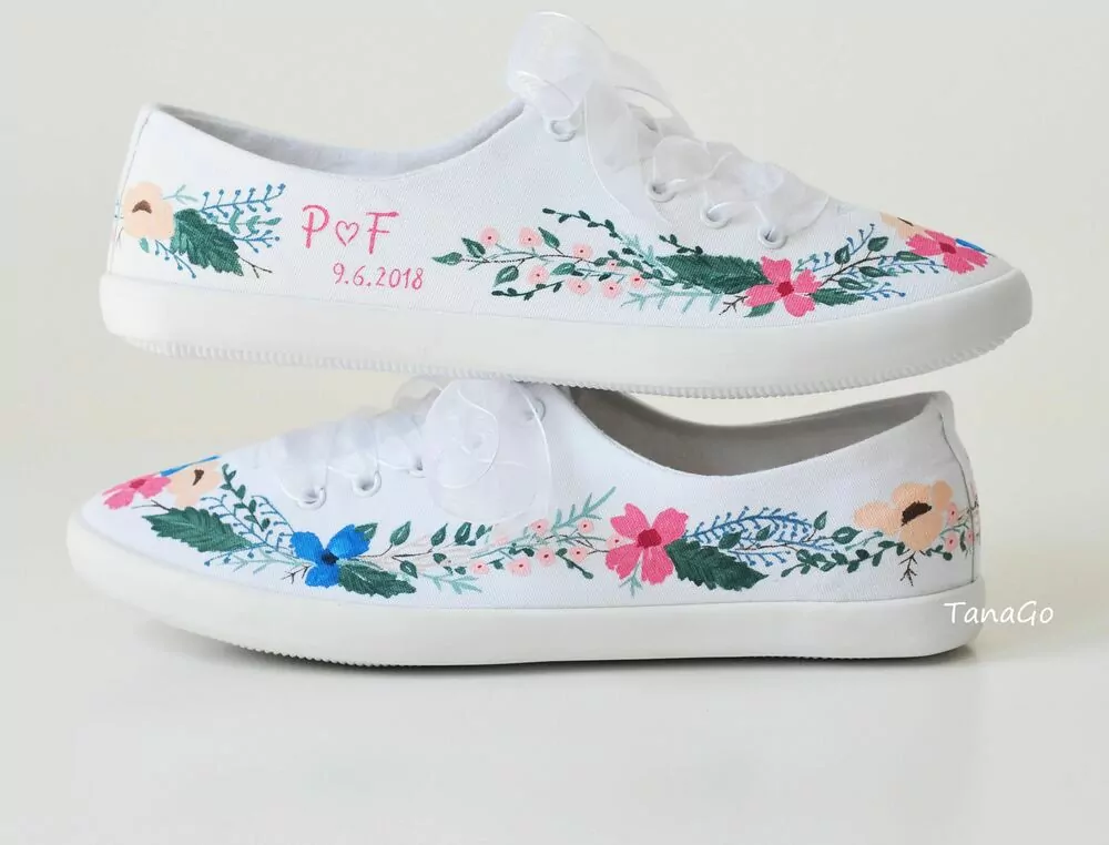 Svatební tenisky podle věnečku