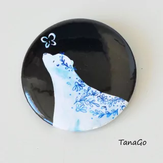 Magnet Medvěd a motýl
