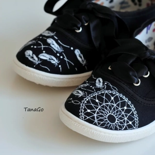 Tenisky Lapač snů Black&whitE