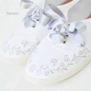 Folklorní tenisky Svatba pod horami