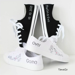 Svatební tenisky Game Over