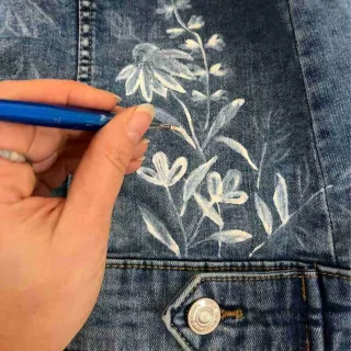 Pomalování bundy na přání